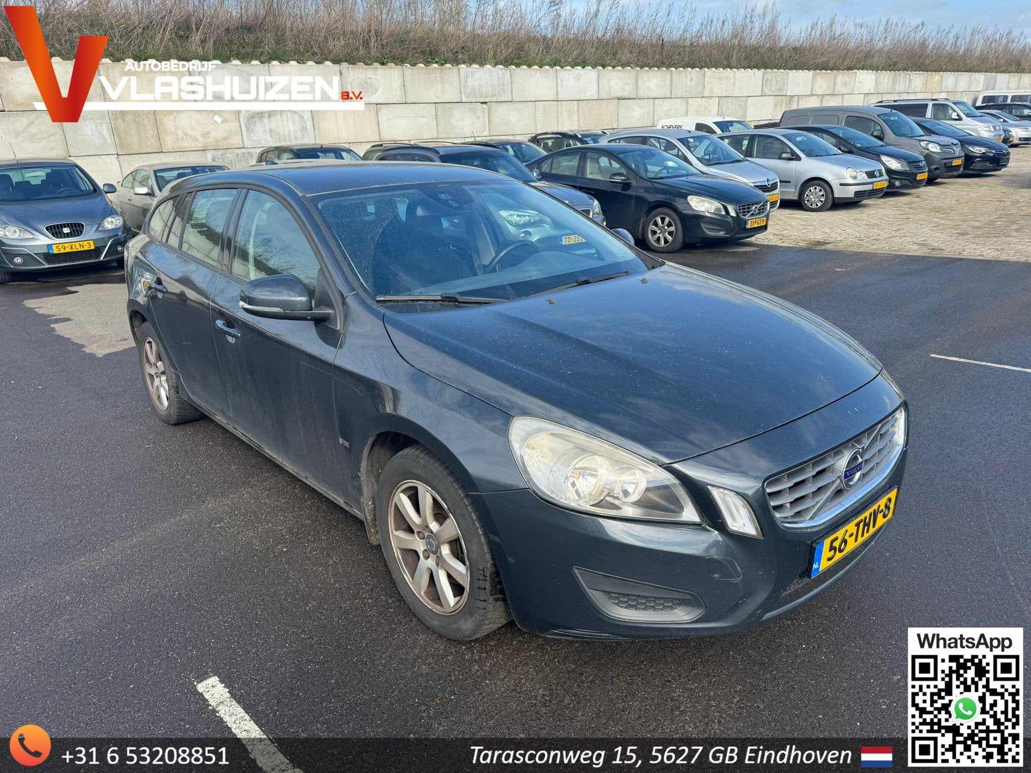 Volvo S60 1.6 T4 Kinetic | Leder | Cruise | Climate | Navi |, Voorwielaandrijving, Gebruikt, 4 cilinders, 179 pk