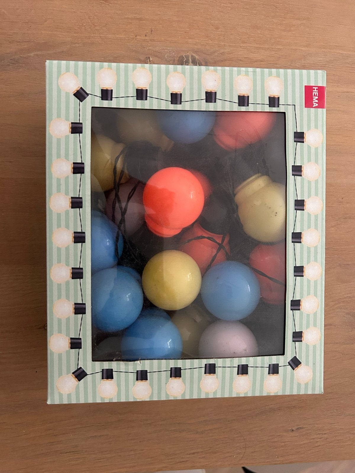 Hema Verlichtingssnoer 20 Ballen op Batterij - Multicolor, Overige merken, Meerkleurig, Nieuw, Ophalen of Verzenden