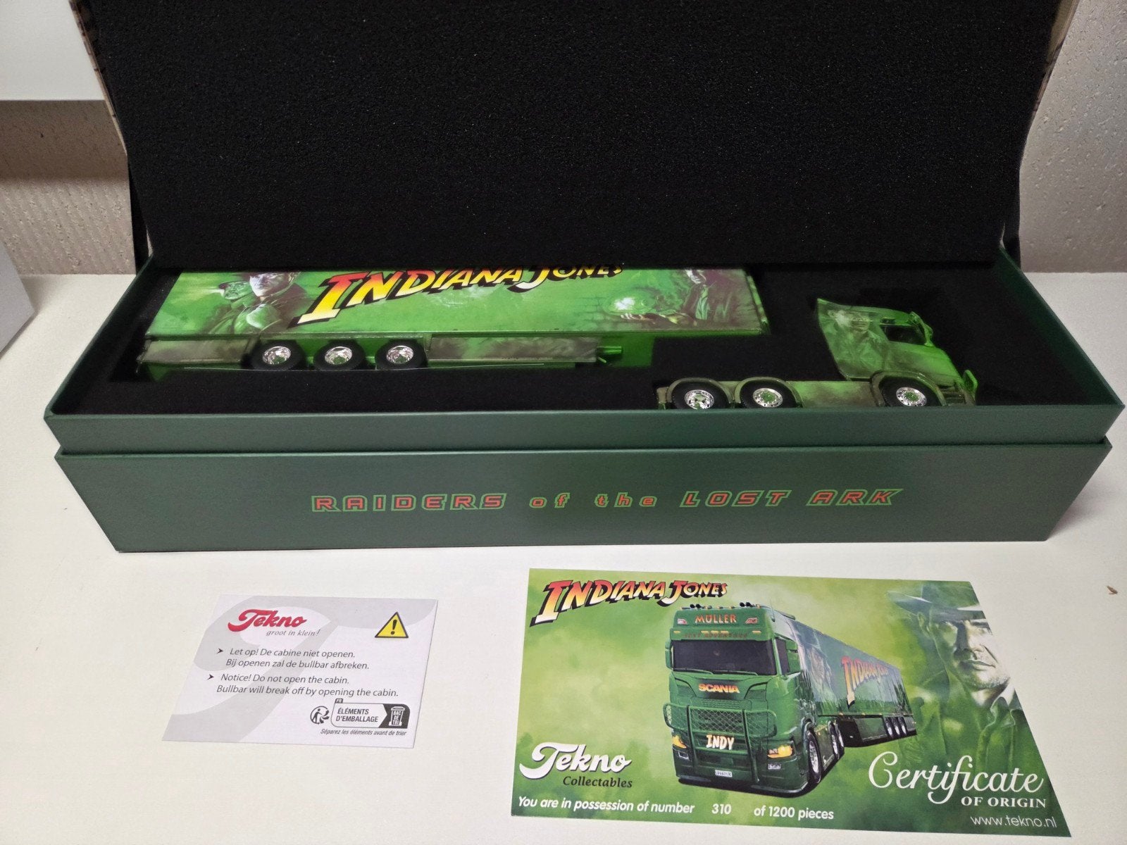 Tekno Scania Next Gen Muller Indiana Jones, Ophalen of Verzenden, Nieuw, Bus of Vrachtwagen, Tekno