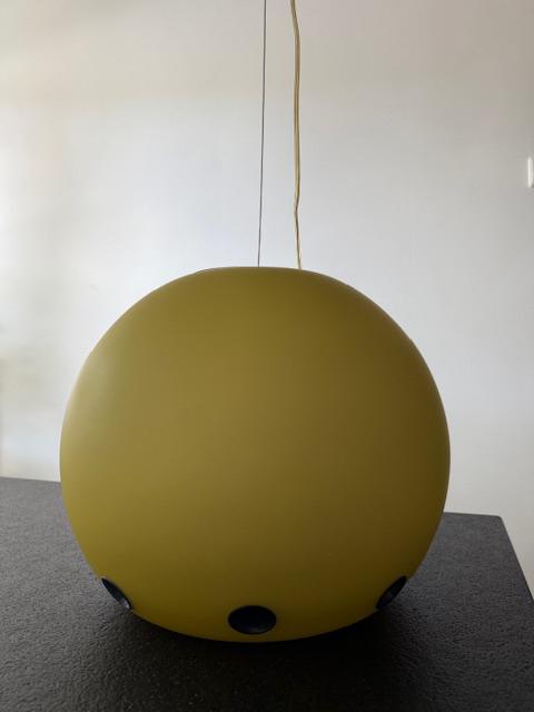 Hanglamp, Italiaans, Murano, “Halloween” Arte Luce, Flos, Ophalen of Verzenden, Zo goed als nieuw, Glas, Minder dan 50 cm