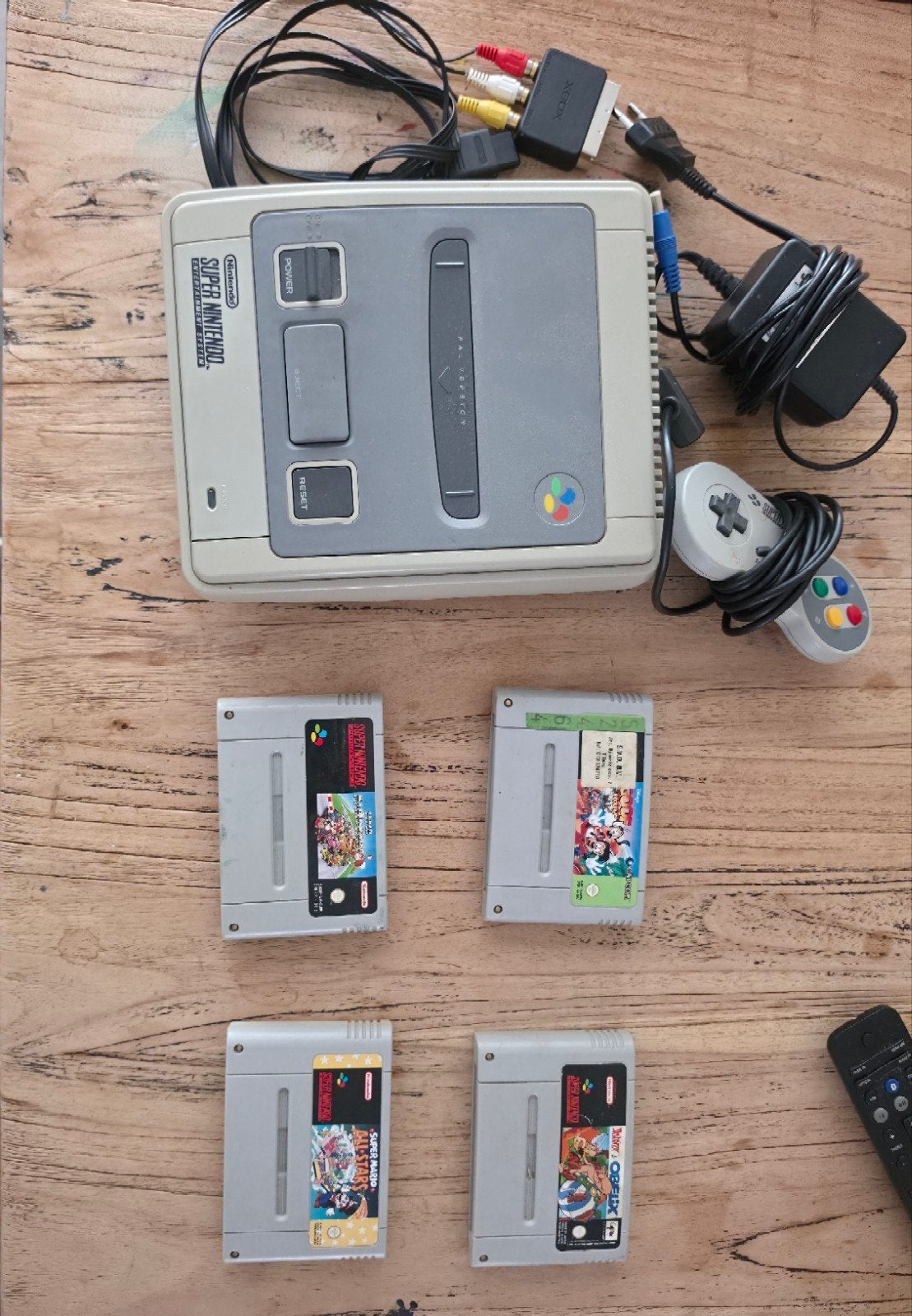 Super Nintendo met 4 spellen en 1 controller, Spelcomputers en Games, Games | Nintendo Super NES, Ophalen of Verzenden