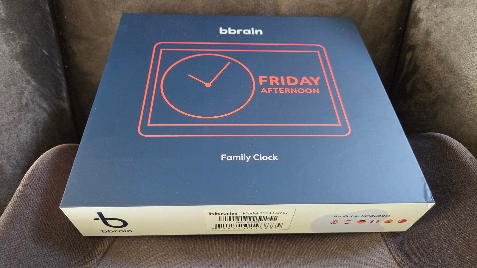 bbrain Family Clock model 2024 zwart, Huis en Inrichting, Ophalen, Nieuw, Zwart