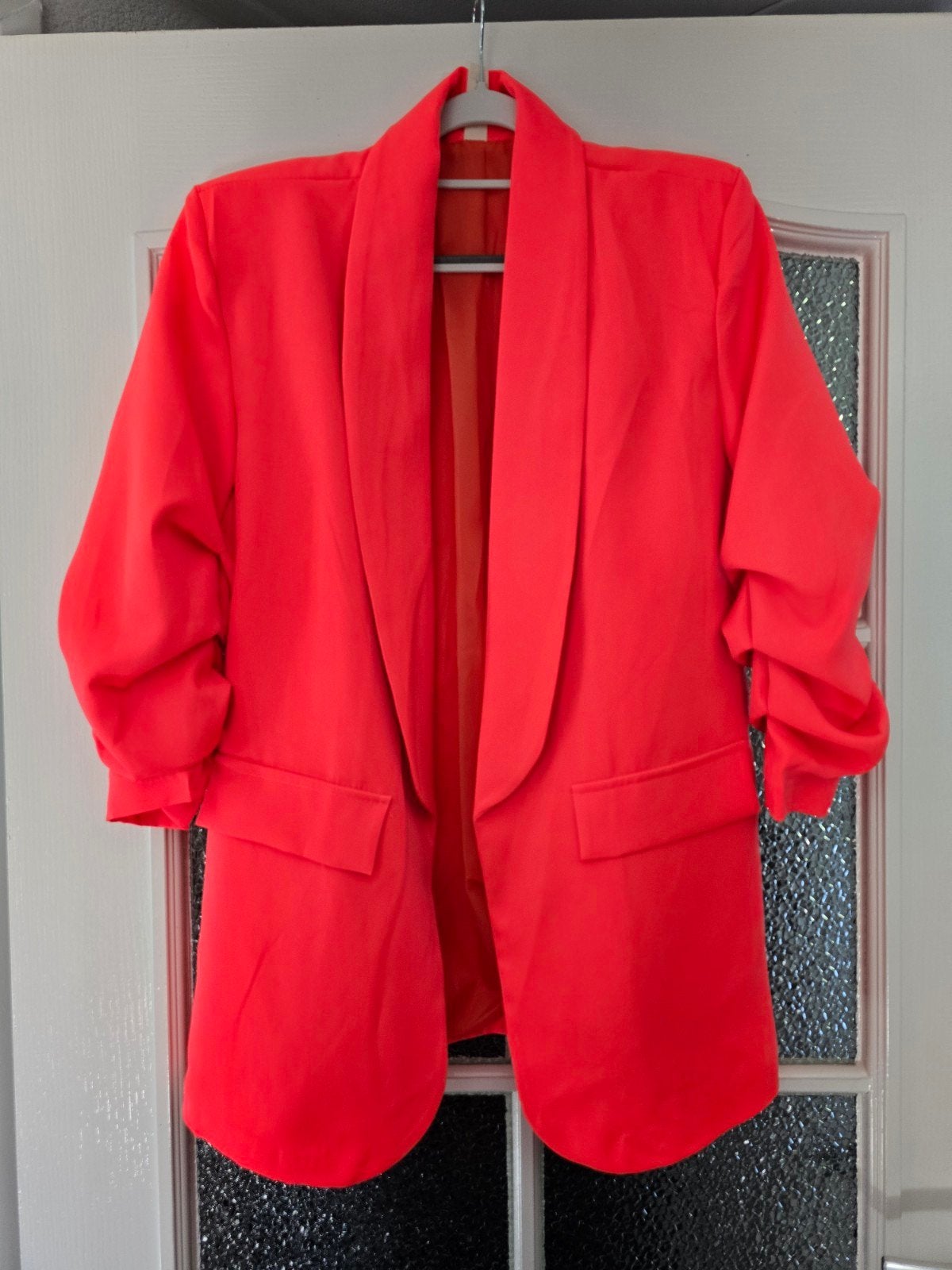 Nieuw blazer neon koraal 38 40 42, Ophalen of Verzenden, Nieuw, Maat 42/44 (L), Oranje