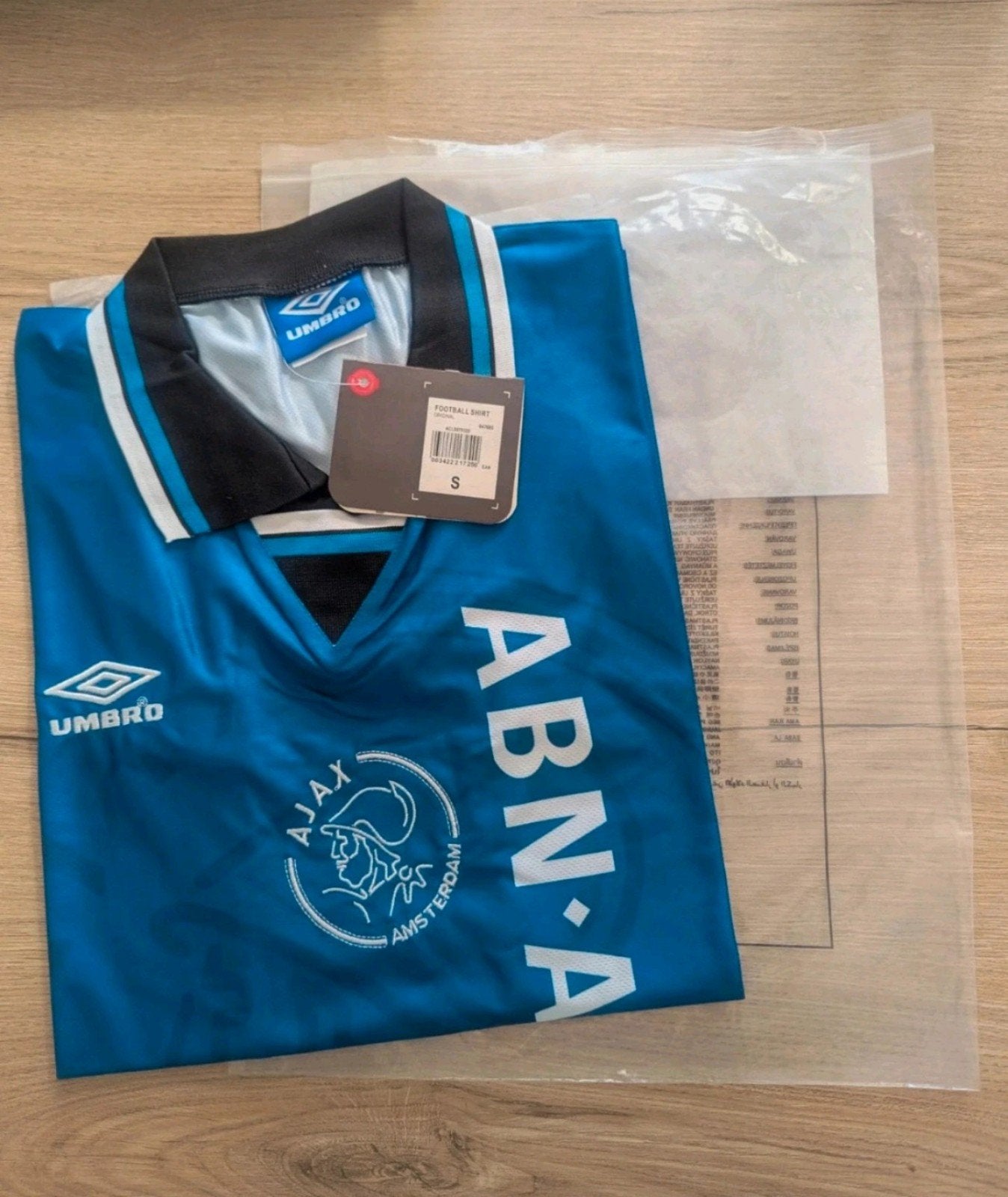 Nieuw Ajax retro shirt 1995/1996 maat S, Ophalen of Verzenden, Nieuw, Shirt
