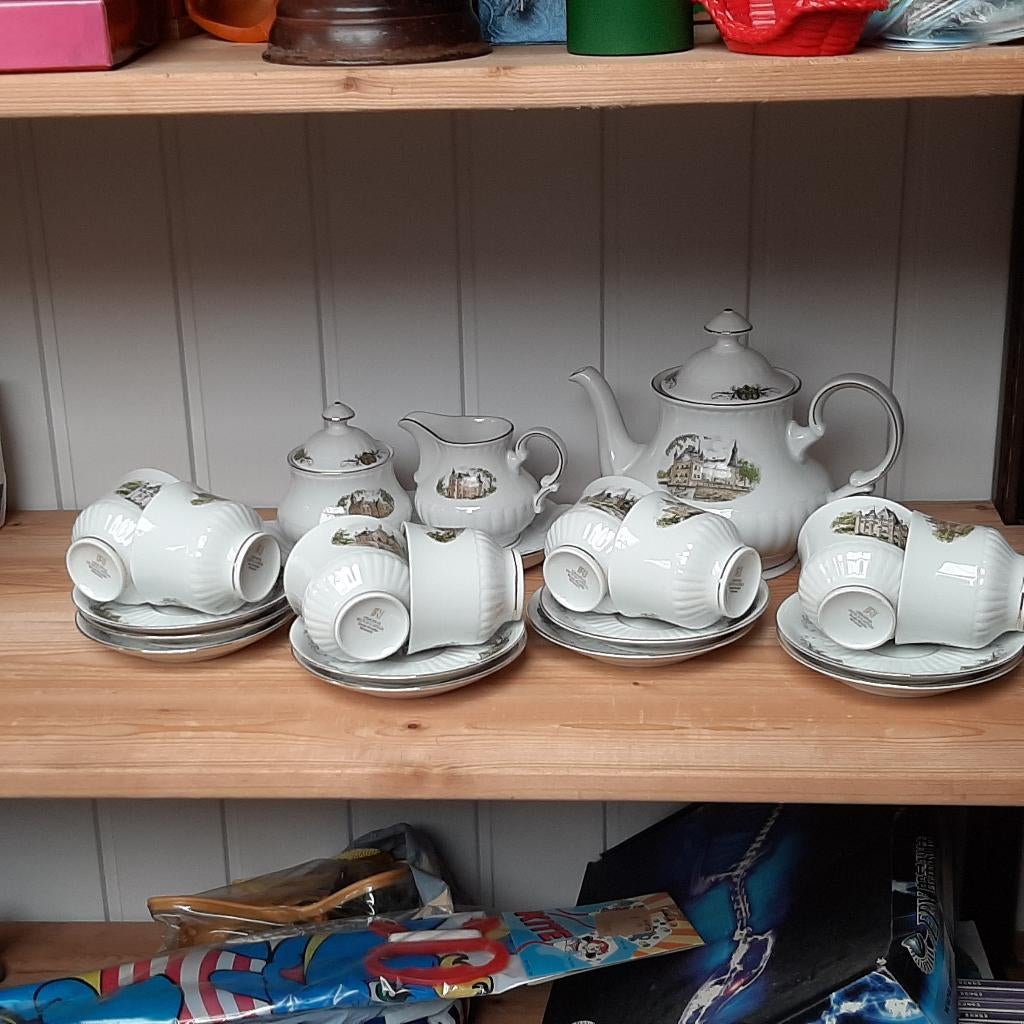 Kastelen servies - Original Dutch Castles Porselein Bavaria, Ophalen, Gebruikt, Overige typen, Overige stijlen