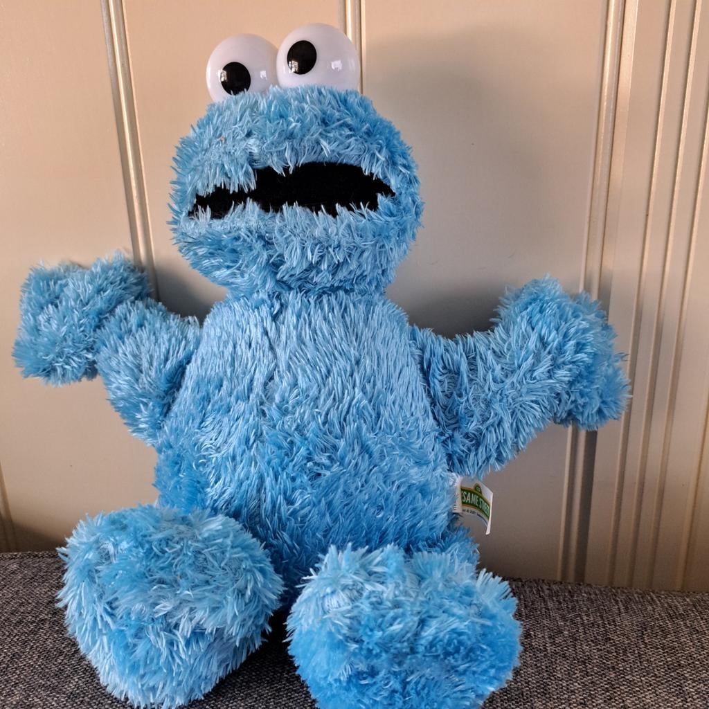 Koekiemonster knuffel 30cm, Ophalen of Verzenden
