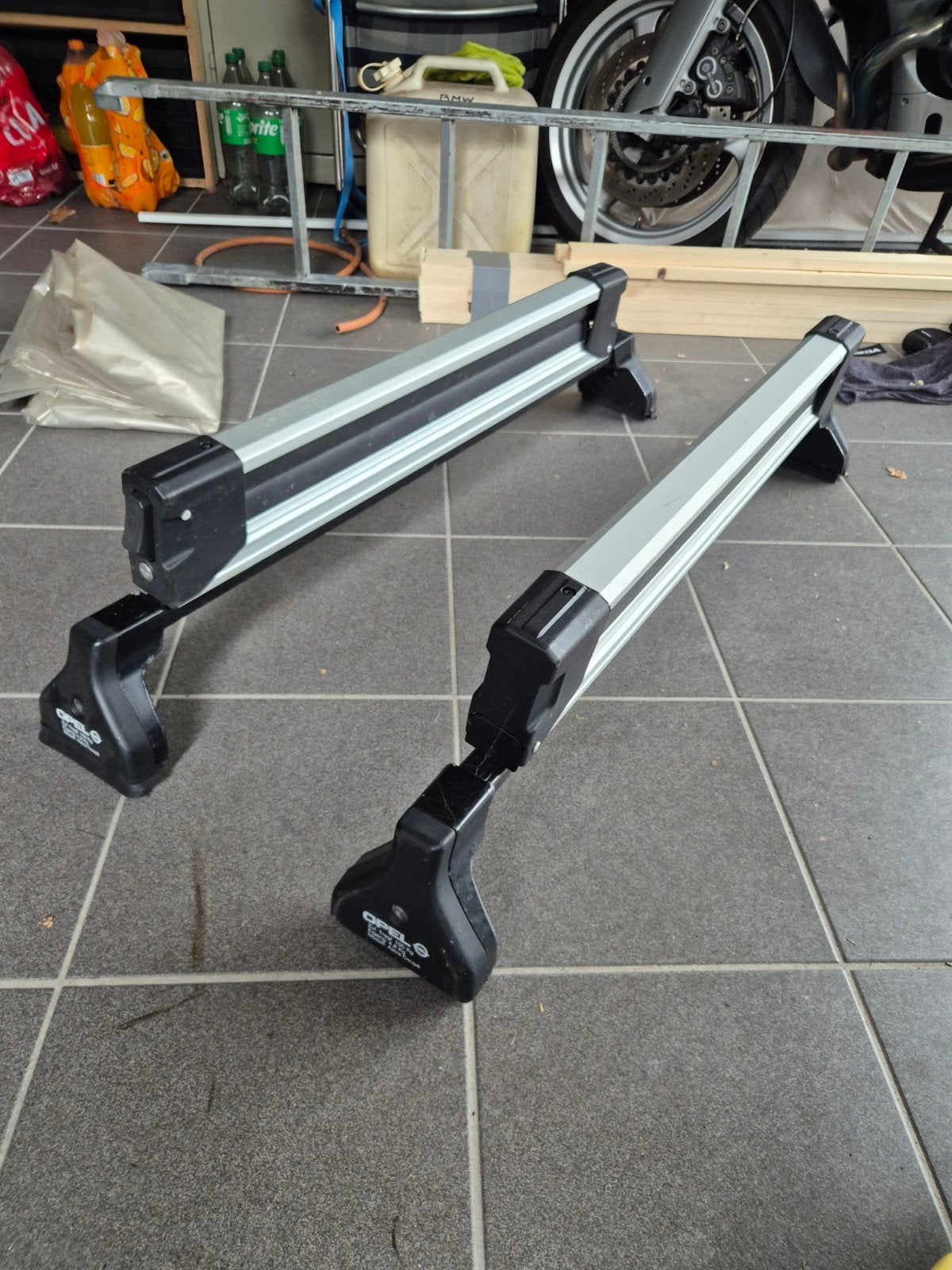 Opel Astra Coupé dakdragers / skidragers, Auto diversen, Dakdragers, Ophalen