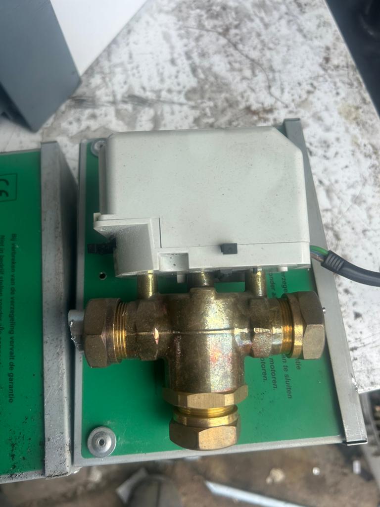 Drayton driewegklep 22 mm knel, Ophalen of Verzenden, Zo goed als nieuw