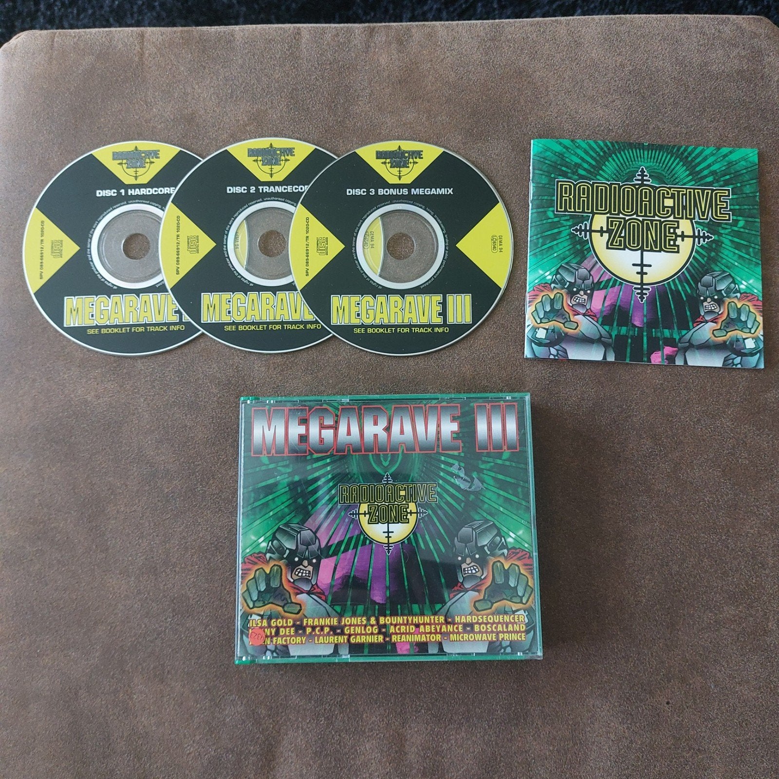 Megarave III - Radioactive Zone 3xCD Hardcore Trance Megamix, Cd's en Dvd's, Ophalen of Verzenden