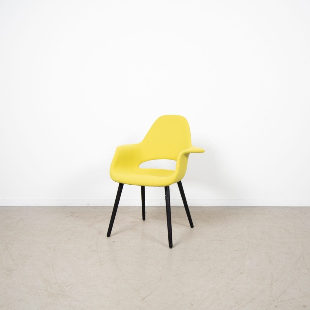 Vitra Organic Conference Stoel Geel Stof - Zwart, Niet ingevuld, Nieuw, Niet ingevuld, Niet ingevuld