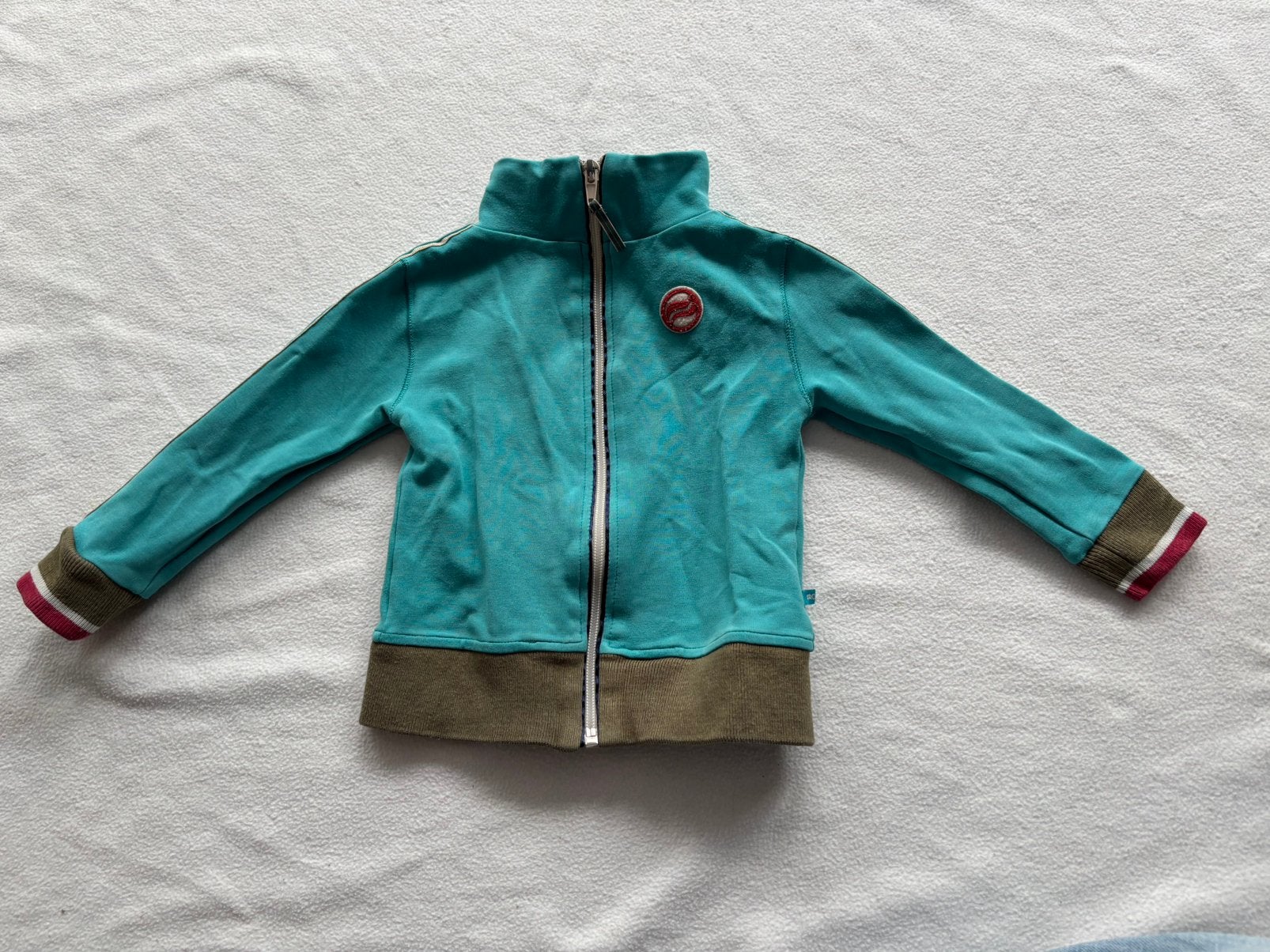 BOR*Z jack vest turquoise blauw groen/bruin, Kinderen en Baby's, Verzenden, Gebruikt, Jongen, Jas