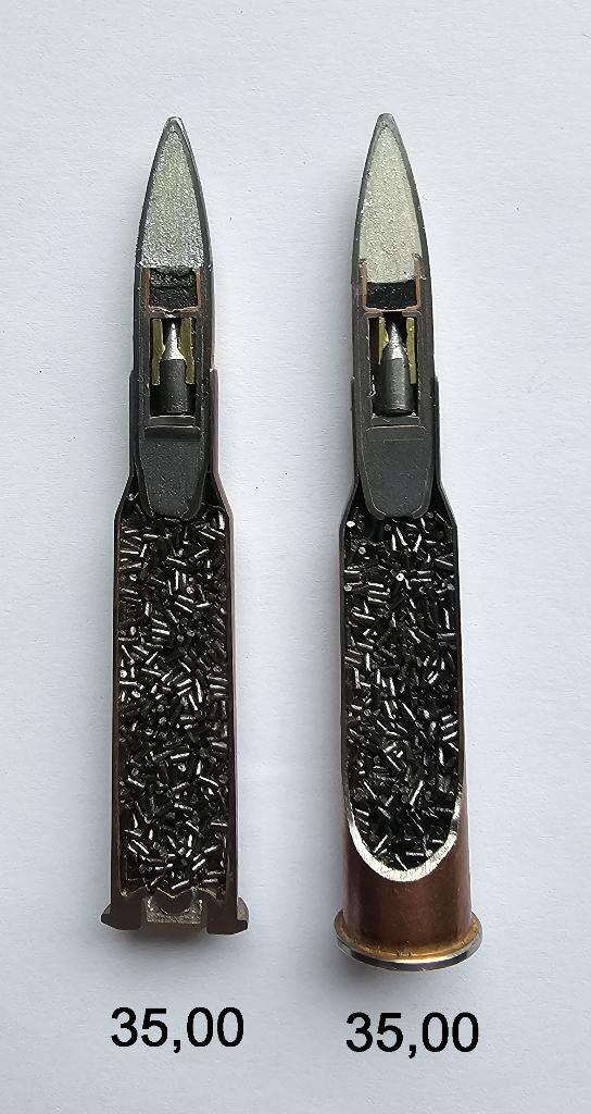 7,62x54R Mosin Nagant PZ DOORSNEDEN, Ophalen of Verzenden, Landmacht, Overige gebieden, Hulzen of Bodemvondsten
