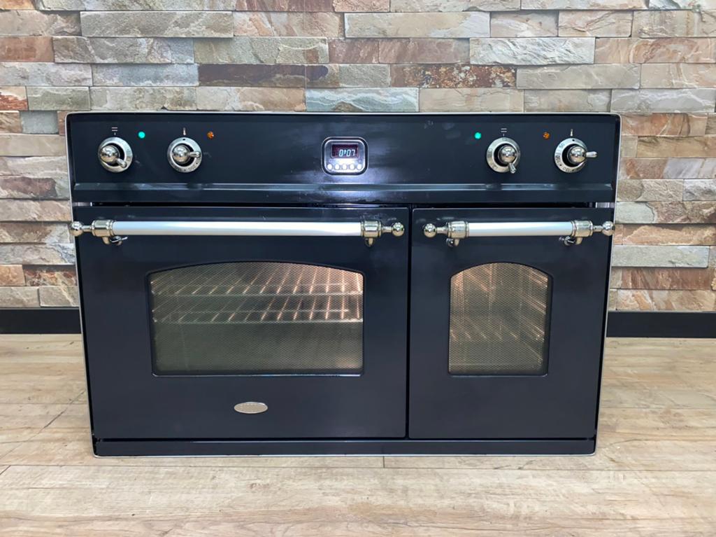 Luxe Boretti inbouwoven met dubbele oven 90 cm, Hete lucht, Fornello Esperta, Ophalen of Verzenden, Zo goed als nieuw