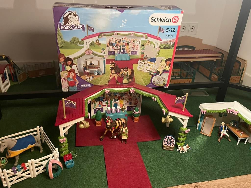 Schleich grote paardenshow 42466, Ophalen of Verzenden, Gebruikt