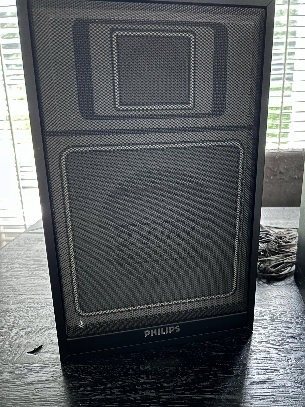 Philips LSB272/41R Boekenplank Speakerset - 2-weg systeem, Philips, Ophalen of Verzenden, Zo goed als nieuw, Basreflex