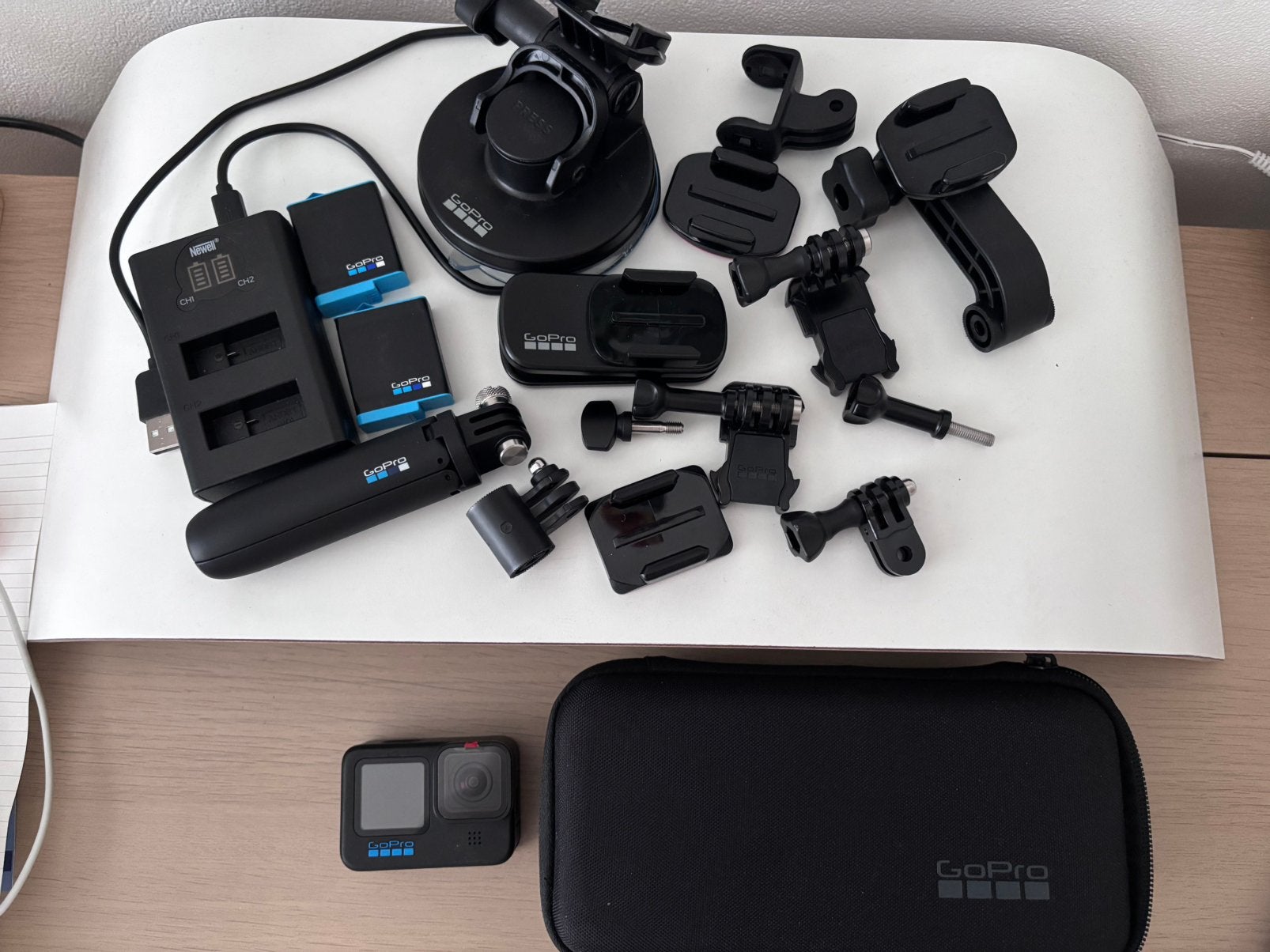 Gopro hero 10 black met accessoires, Ophalen of Verzenden, Zo goed als nieuw, GoPro