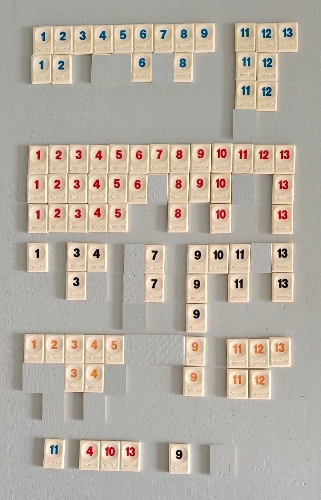 STENEN van Rummikub - nr 290 (Kleine steen - Recht Logo), Ophalen of Verzenden, Zo goed als nieuw