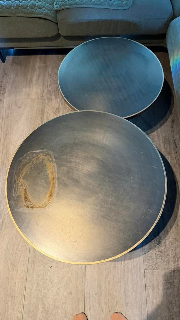 Two tables, Huis en Inrichting, Ophalen, Gebruikt, 50 tot 100 cm, 50 tot 75 cm