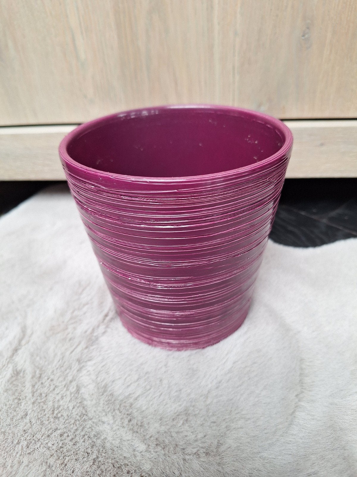 Bloempot roze fuchsia perfect voor orchideeën, Rond, Binnen, Ophalen of Verzenden, Zo goed als nieuw