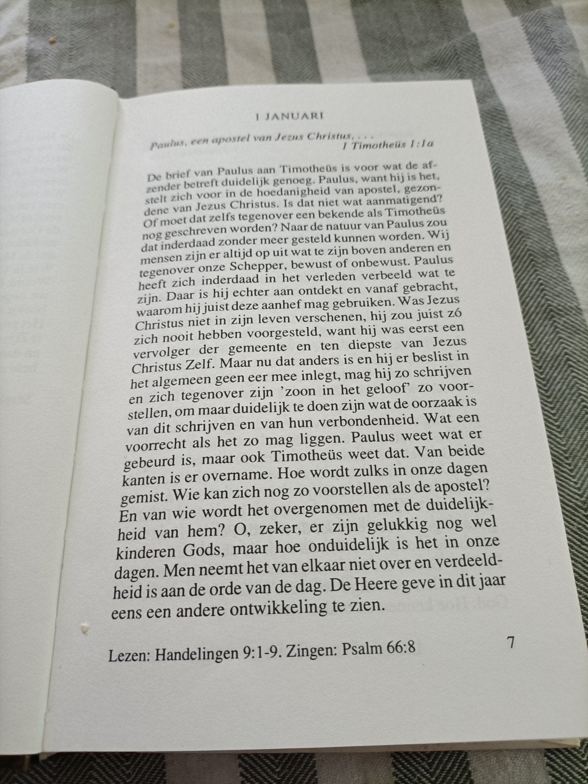 Verzamelde Aren 8 - Bijbels Dagboek Ds. Tj. de Jong, Ophalen of Verzenden, Ds. Tj. de Jong