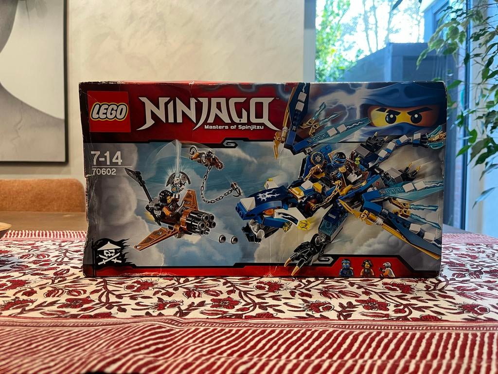 Lego Ninjago 70602 Jay's Elemental Dragon ongeopend/Zeldzaam, Ophalen of Verzenden, Nieuw, Complete set, Lego
