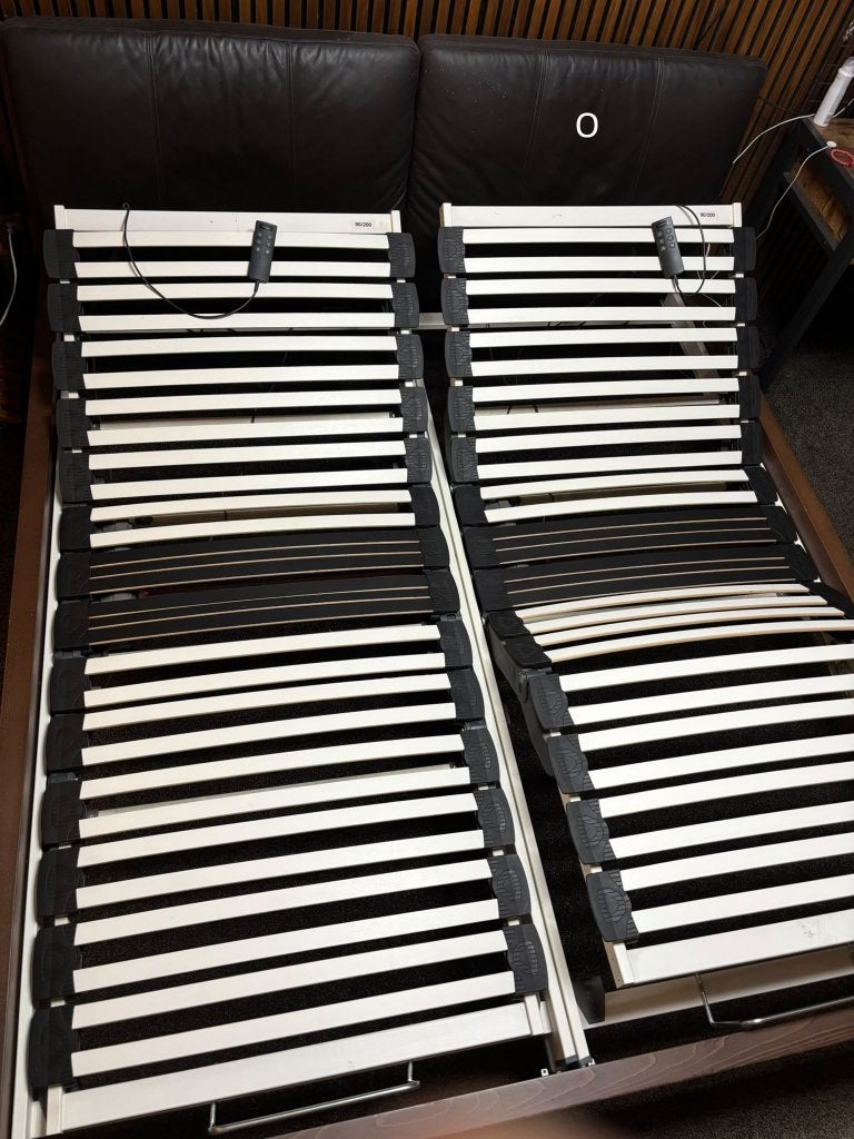 Ikea Stockholm bed frame (premium) 180cm elektrisch, Ophalen, Gebruikt, 125 cm of meer, Minder dan 100 cm