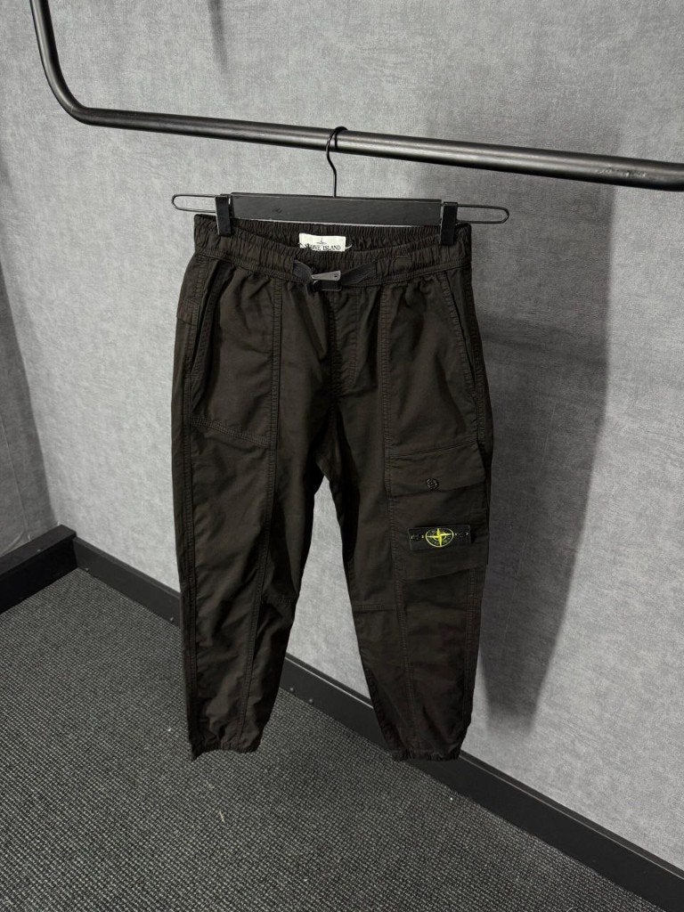 Stone Island Cargo Jeans, Ophalen, Zwart, Overige jeansmaten, Nieuw