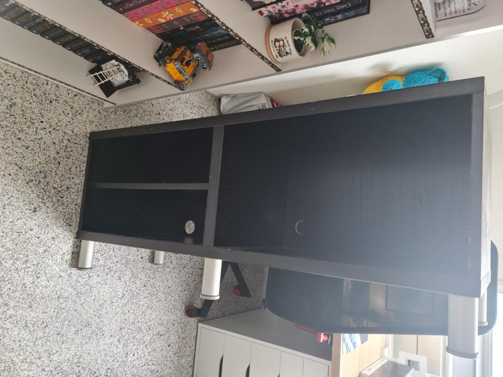 Ikea tvkast zwart, 100 tot 150 cm, Ophalen of Verzenden, Zo goed als nieuw, Minder dan 100 cm