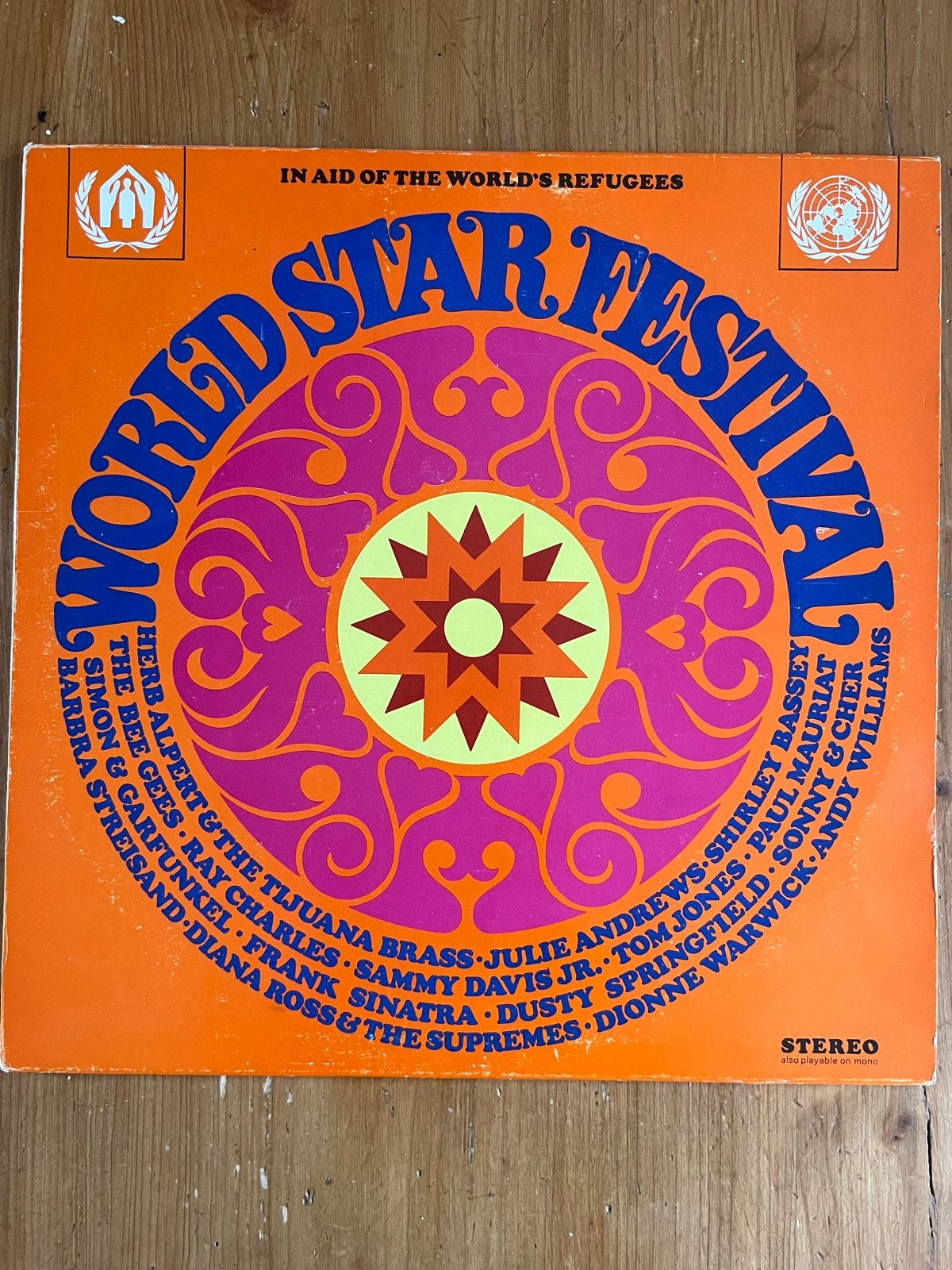 World Star Festival - Verzamel LP (UNHCR), LP, Gebruikt, Pop, Ophalen of Verzenden