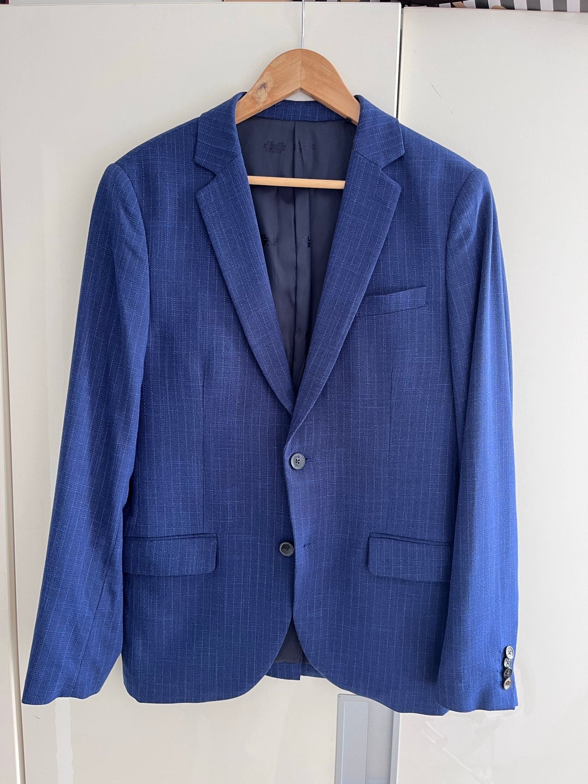 Scotch & Soda Colbert Blauw - Maat M, Ophalen of Verzenden, Zo goed als nieuw, Maat 48/50 (M), Blauw