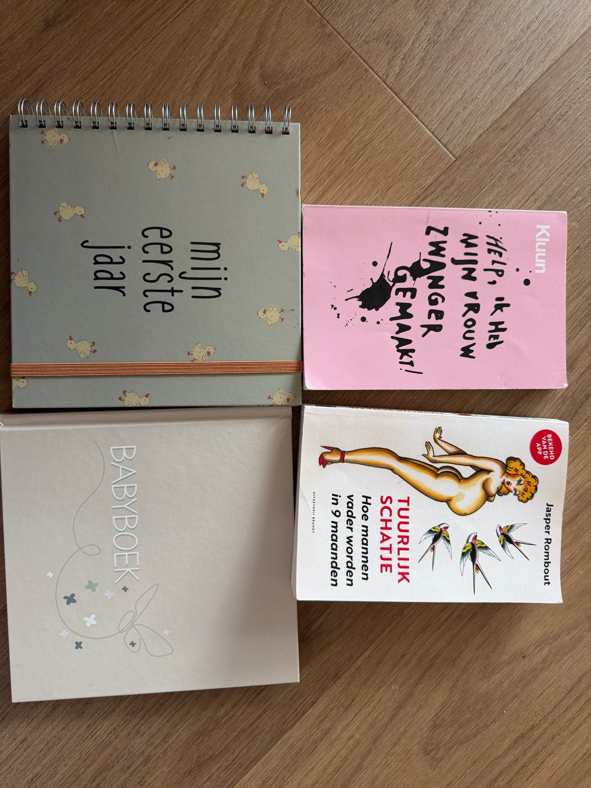 Boekenpakket: Zwangerschap, Babyboek & Mijn Eerste Jaar, Ophalen, Gelezen, Zwangerschap en Bevalling