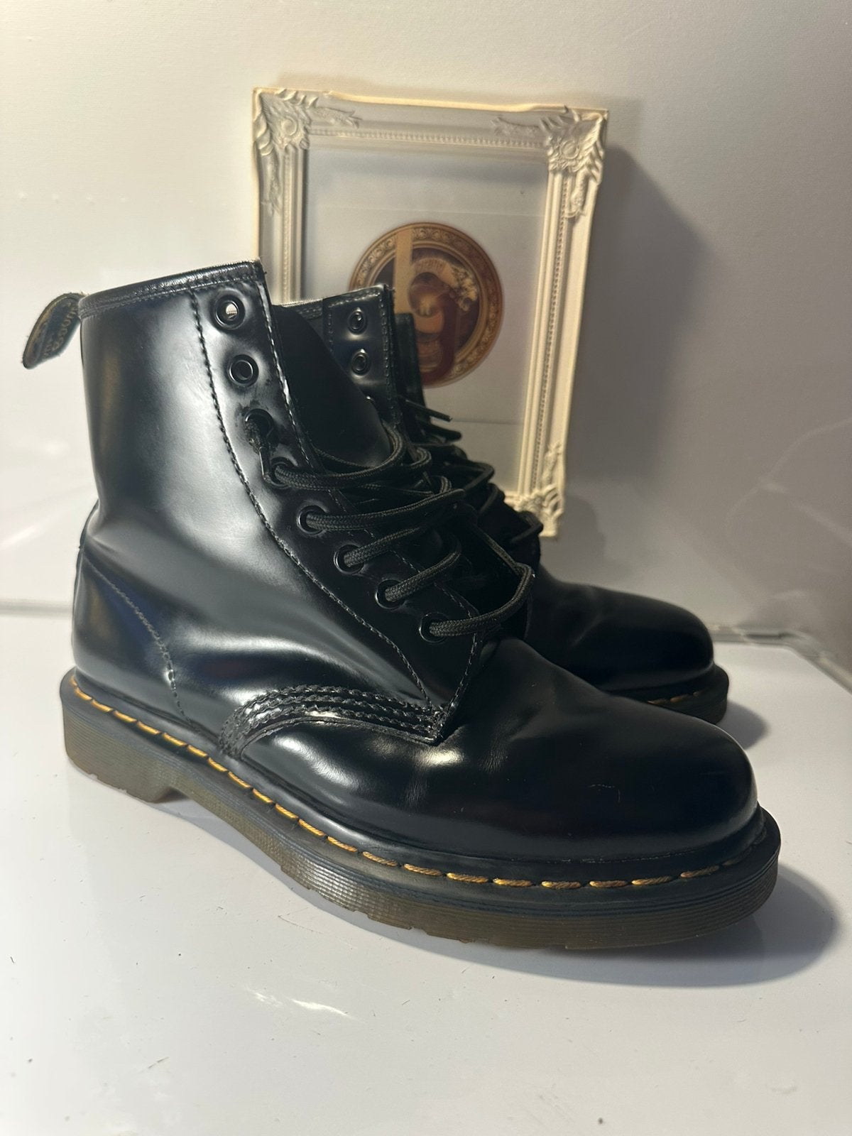 Dr. Martens 1460 Zwart Leren Boots EU41 Mint, Kleding | Heren, Schoenen, Zwart, Boots, Ophalen of Verzenden, Zo goed als nieuw