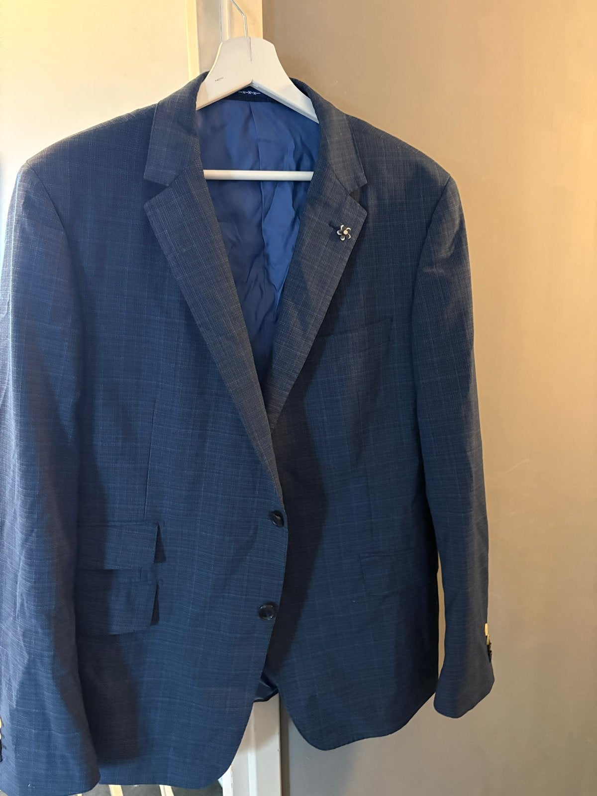 Van Gils Colbert Zenar Split - Slim Fit, Ophalen of Verzenden, Zo goed als nieuw, Maat 48/50 (M), Blauw
