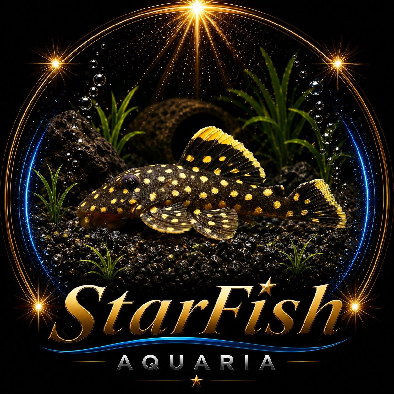 L018 Gold Nugget Pleco, Vis, Zoetwatervis