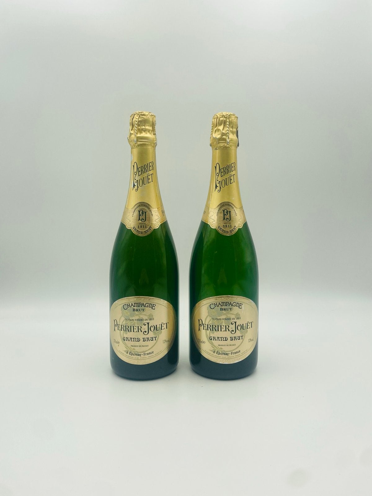 Lege Perrier Jouët Champagne Flessen voor Decoratie, Ophalen of Verzenden