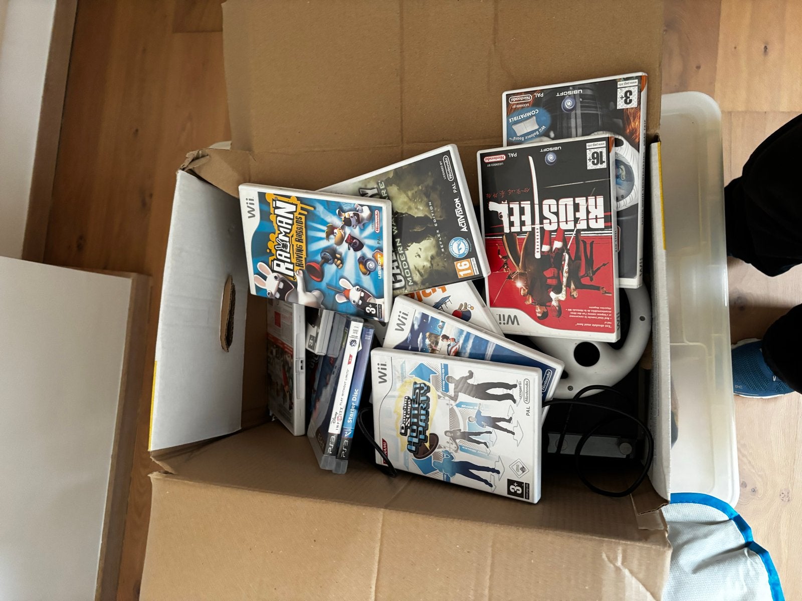 Modded Wii-console met spellen - Jarenlang ongebruikt, Ophalen, Gebruikt
