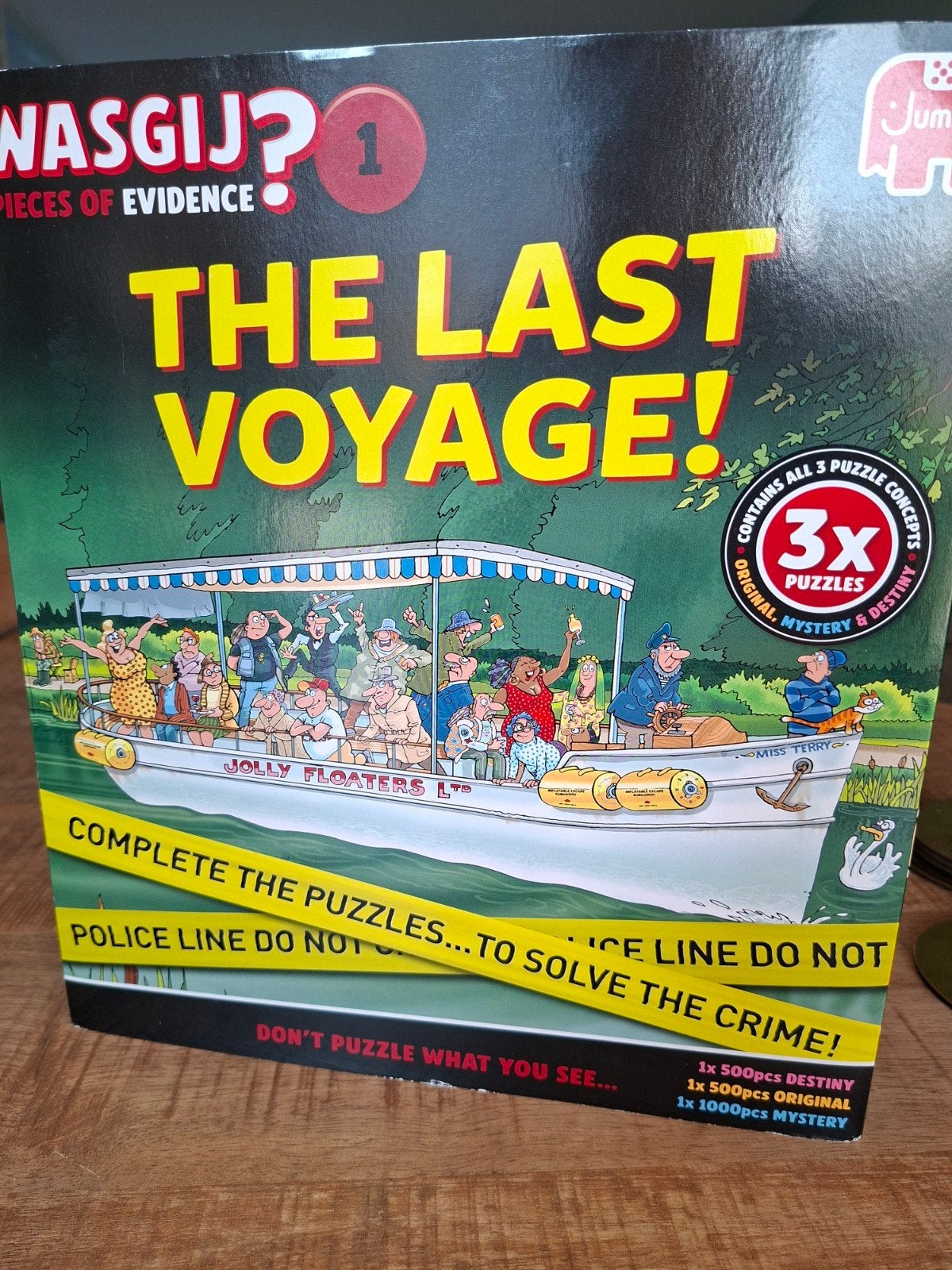 Wasgij? The Last Voyage! 3-in-1 puzzelset, Ophalen, Zo goed als nieuw, Jumbo