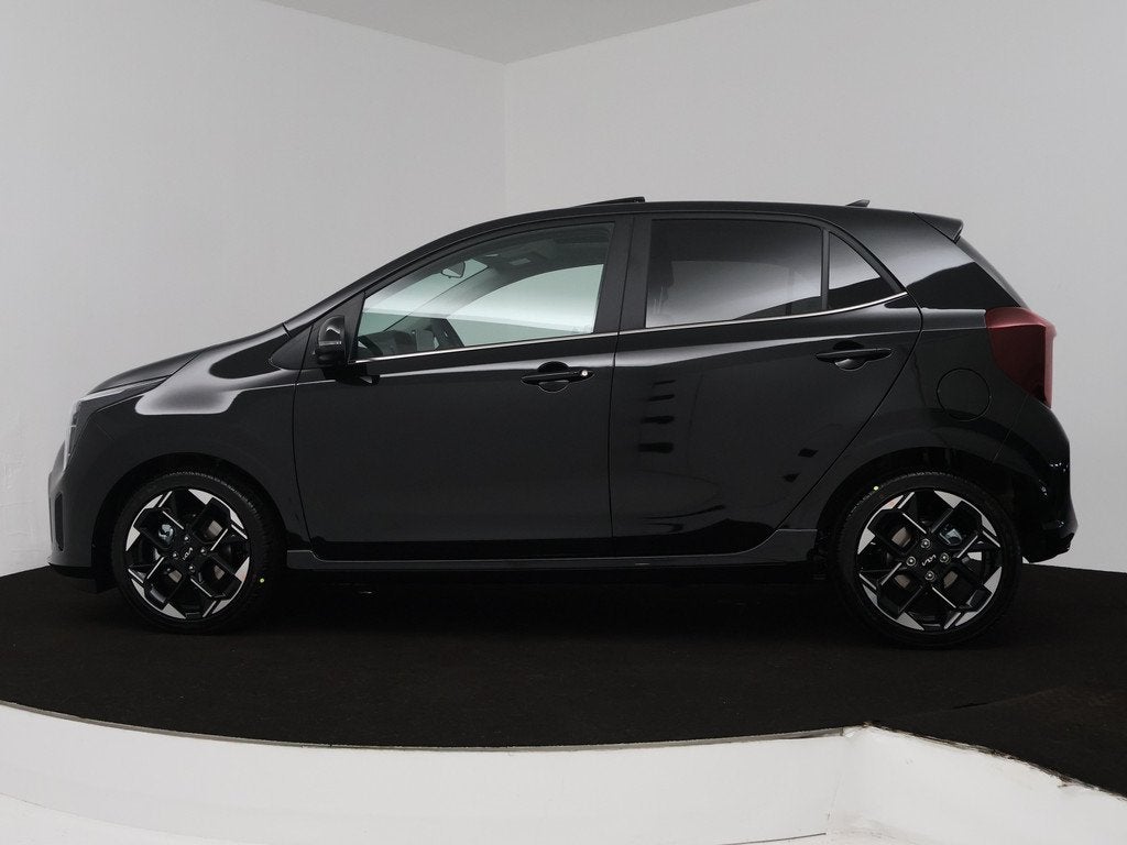 Kia Picanto 1.0 GDi GT-Line (bj 2026), Auto's, Kia, Voorwielaandrijving, 12 maanden, Automatische klimaatregeling, Zwart