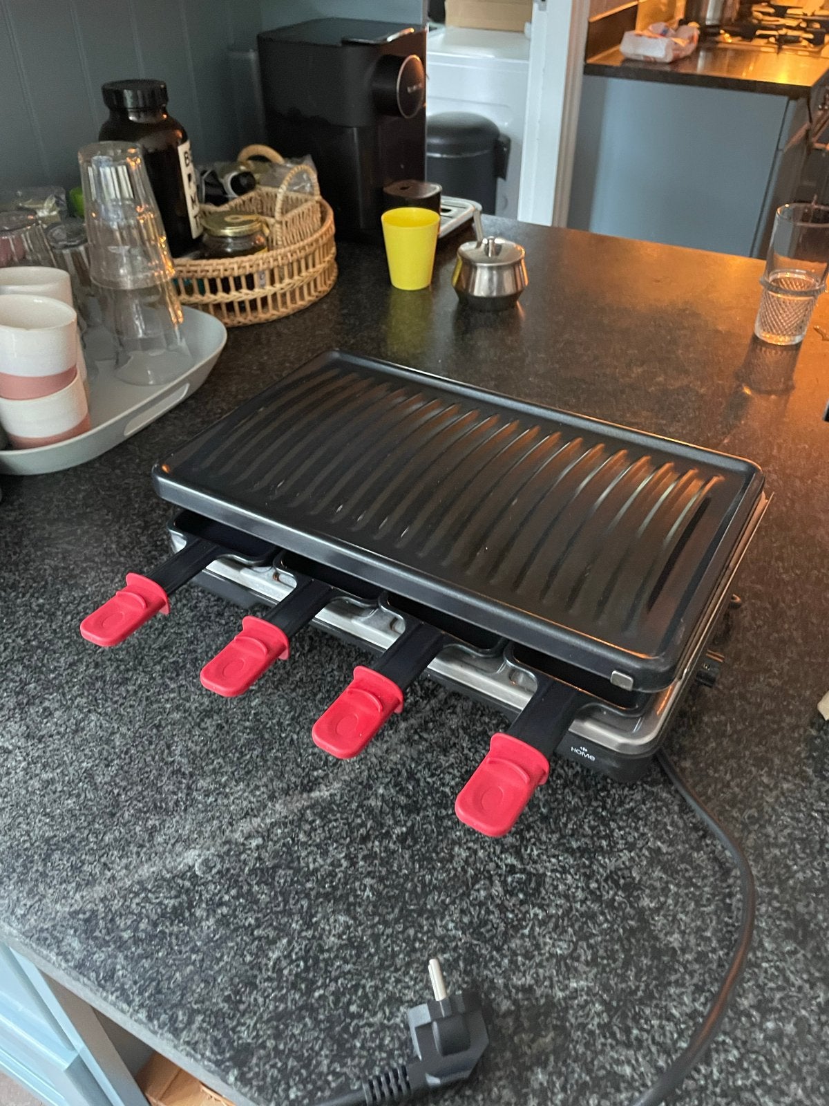 Carrefour Home XL Raclette Grill, Ophalen, Zo goed als nieuw