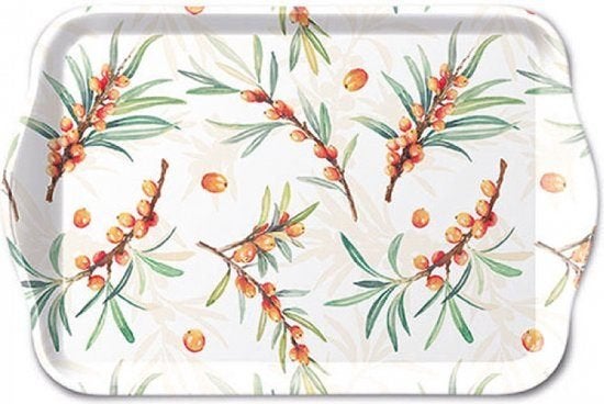 Tray melamine 13x21 cm Sea buckthorn, Ophalen, Ambiente, Nieuw, Nvt