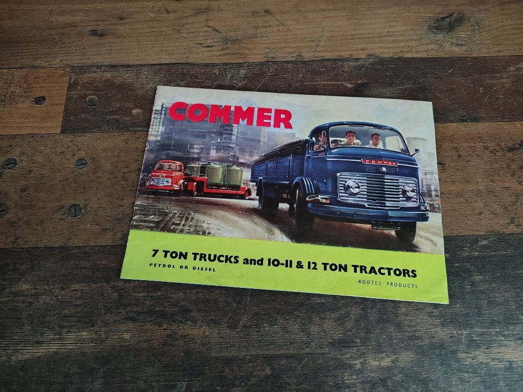 1Folder: Commer 7 Ton Truck 10/11 & 12 Ton Tractor (1960), Verzenden, Gelezen, Overige merken
