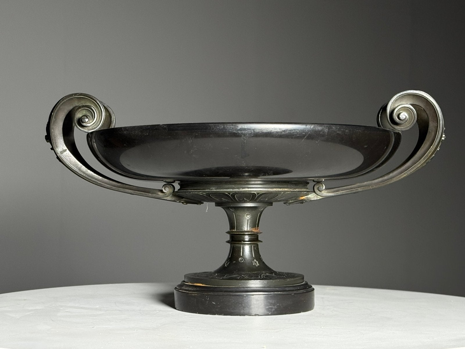 Bronzen Tazza 19e eeuw, Ophalen of Verzenden
