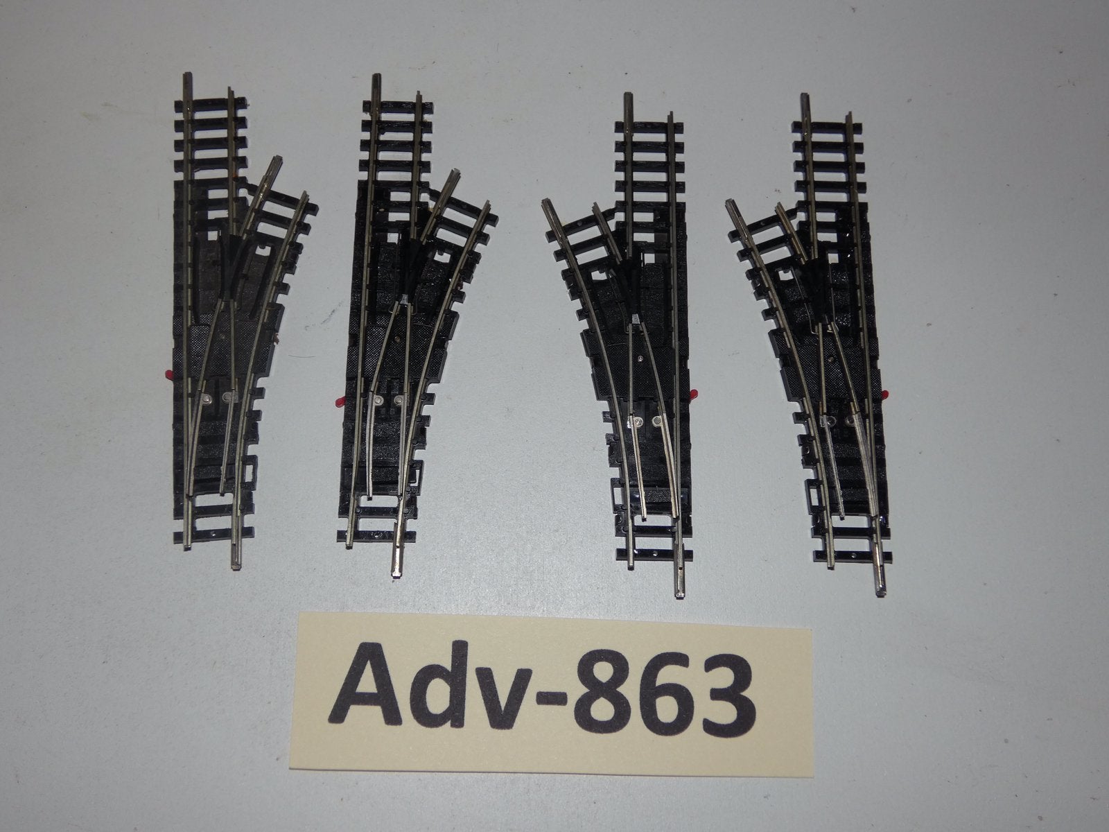 Adv-863 N Spoor Rechte Wissels 14951/53 Minitrix, Gelijkstroom, Trix, Rails, Ophalen of Verzenden