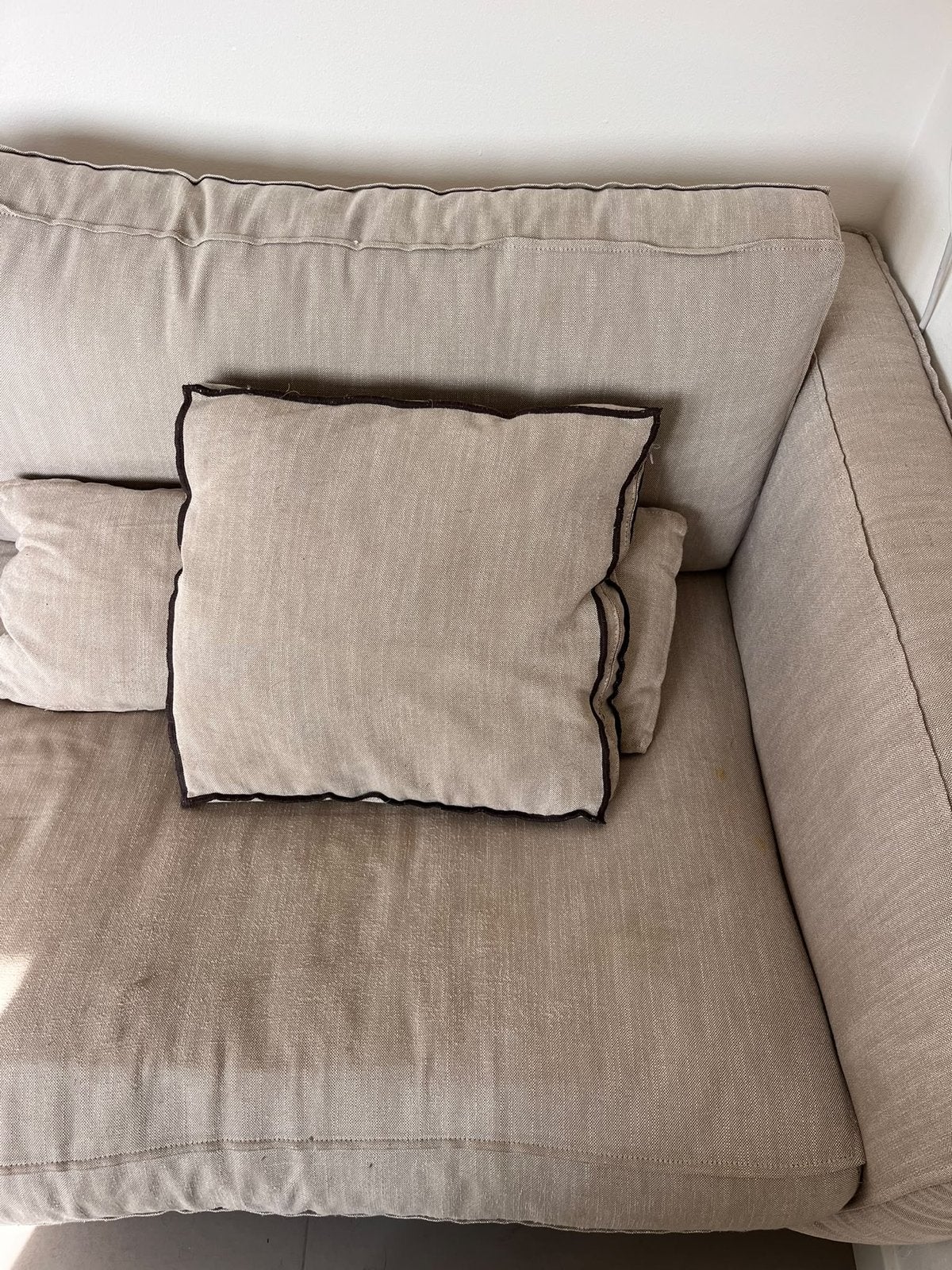 Lintelo bank - Comfortabel en stijlvol, Ophalen, Gebruikt, Driepersoons, 75 tot 100 cm
