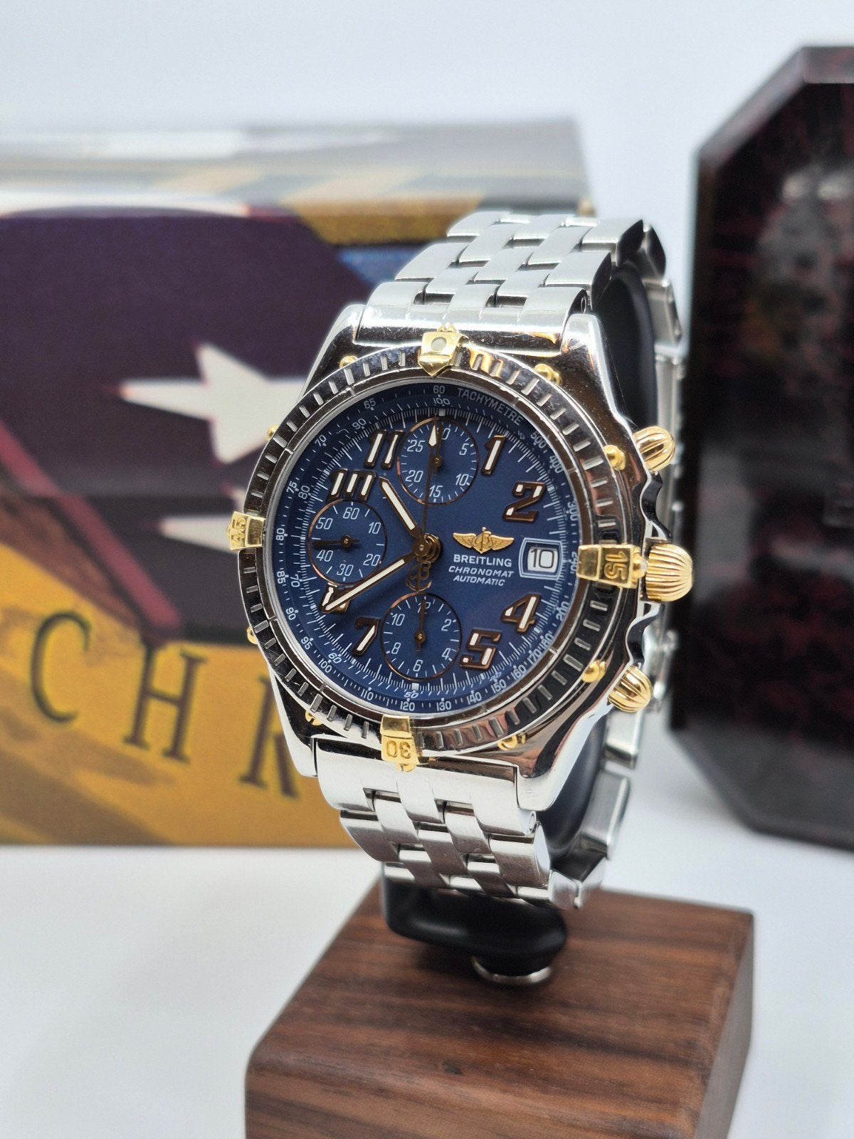 Breitling Chronomat Vitesse B13050 – 1997, Ophalen of Verzenden, Staal, Breitling