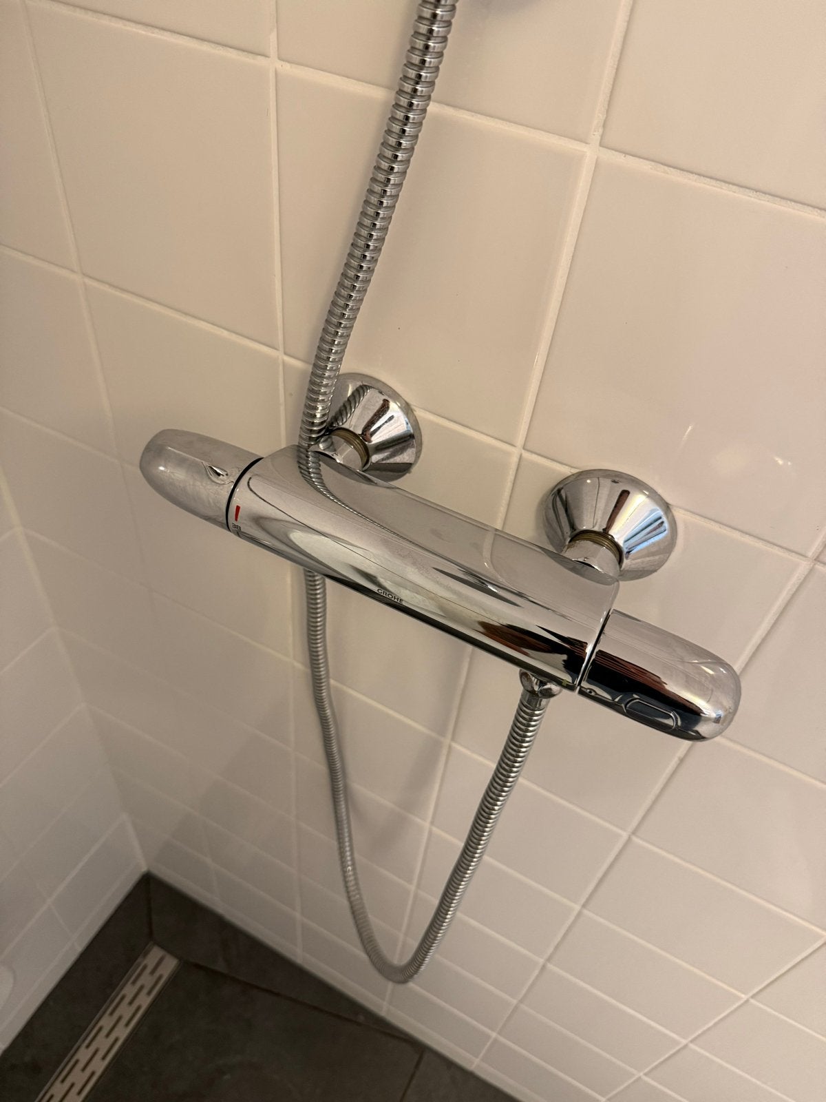 Grohe douchemengkraan 15cm, Ophalen of Verzenden, Zo goed als nieuw, Chroom, Douche