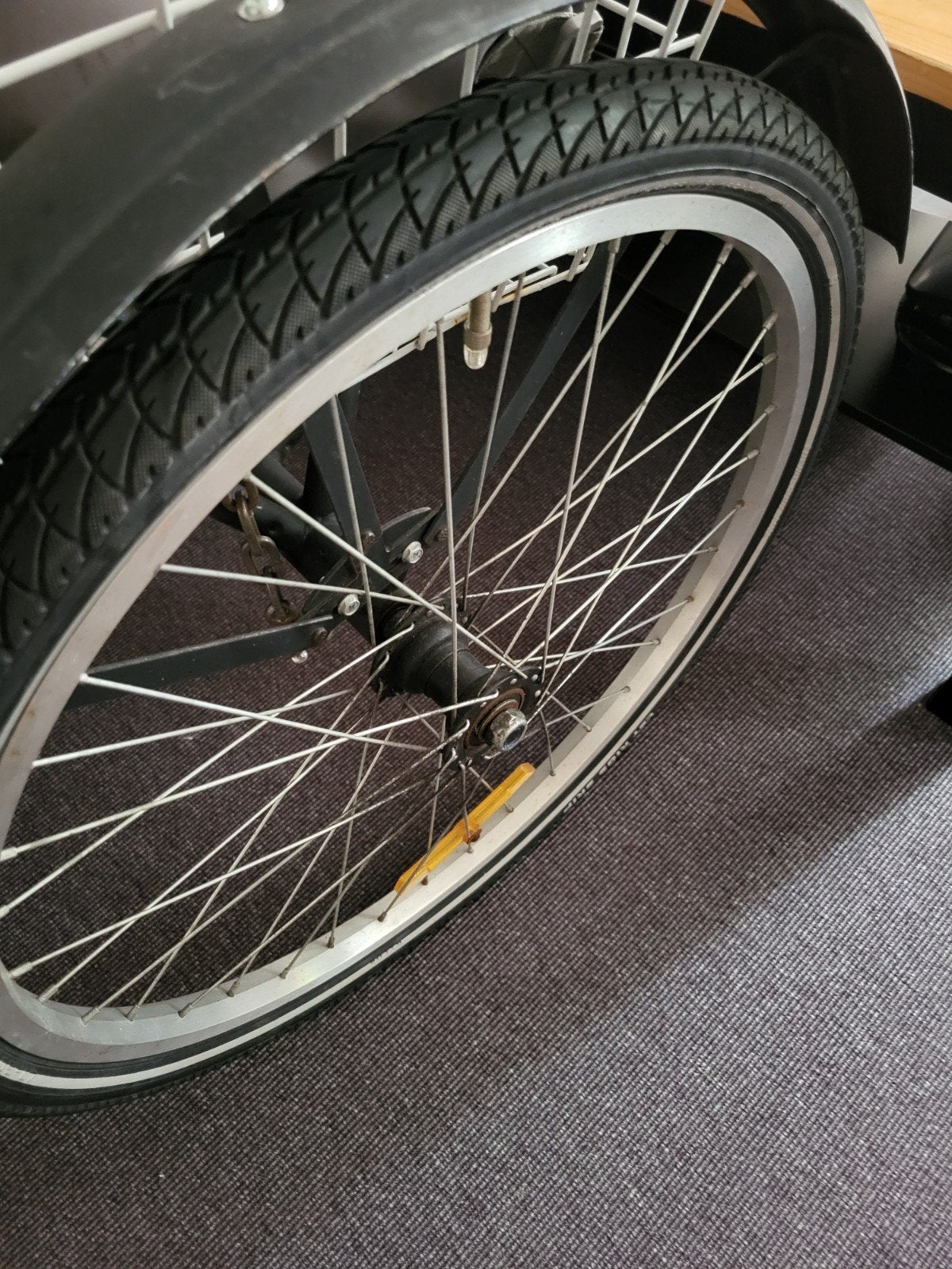 Driewieler met 7 versnellingen en mand, Fietsen en Brommers, Ophalen, Gebruikt, Verstelbare zitting, Onbekend