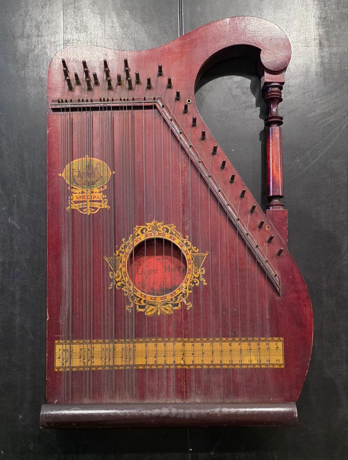 Antieke harp Voc Halve maen, Ophalen of Verzenden, Gebruikt