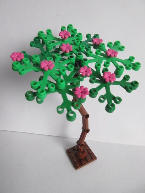 nr. 5252 Boom met roze bloemetjes., Ophalen of Verzenden, Zo goed als nieuw, Complete set, Lego