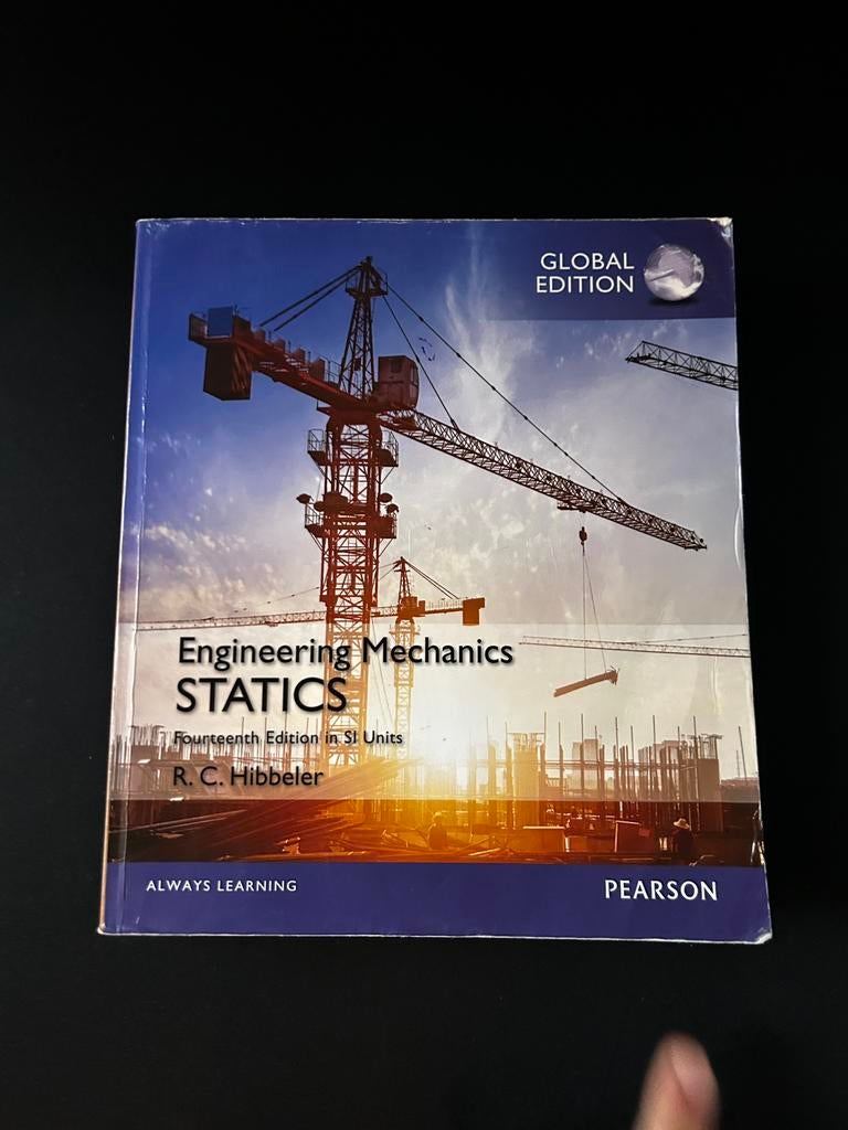 Engineering Mechanics: Statics - Hibbeler, Ophalen of Verzenden, Zo goed als nieuw